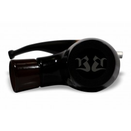 Cachimbo Bertoldi Anel Madeira Preto Curvo Permanente